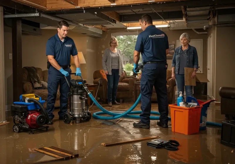 Basement Water Extraction and Removal Techniques process in Sunbury, OH